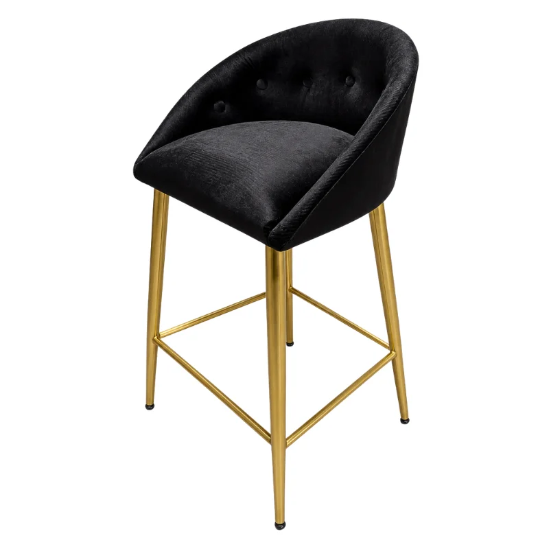 Faelo imports - Sillas de Bar - Terciopelo Negro