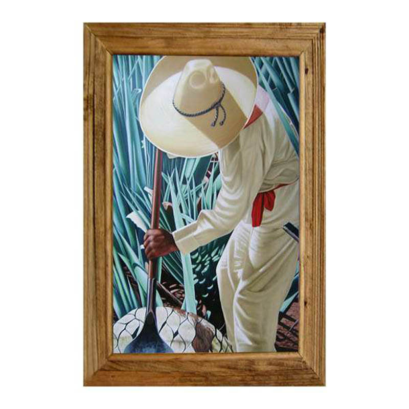 Faelo imports - Cuadros Mexicanos - Cuadro Pueblo Mexicano 005