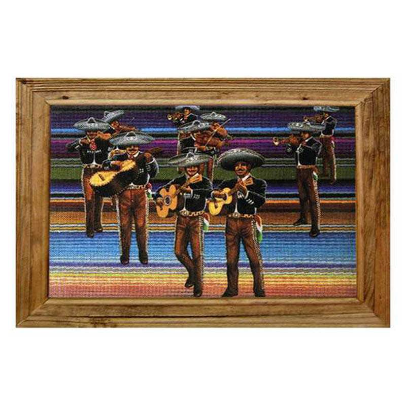 Faelo imports - Cuadros Mexicanos - Cuadro Pueblo Mexicano 006