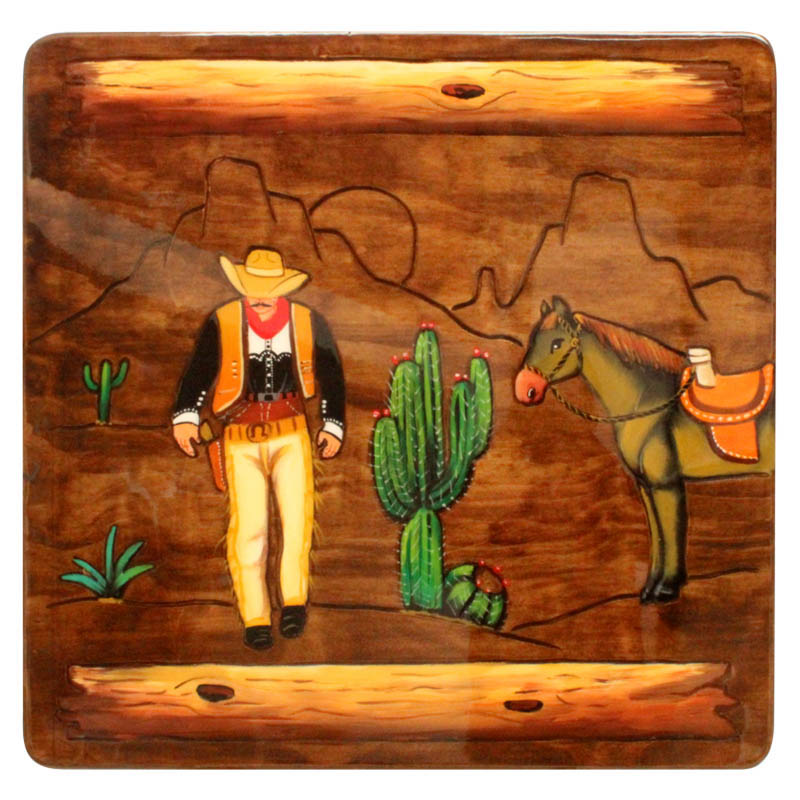 Faelo imports - Rustica Artistica - Vaquero en el Desierto