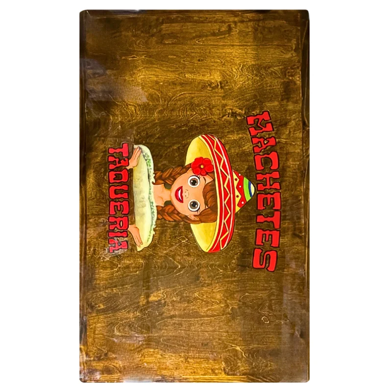 Faelo imports - Tapa Rustica con Logo - Machetes