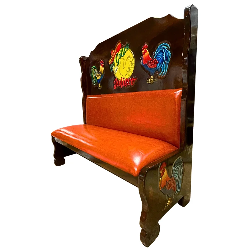 Faelo imports - Booths Rusticos Con Logo - Los Gallos Booth