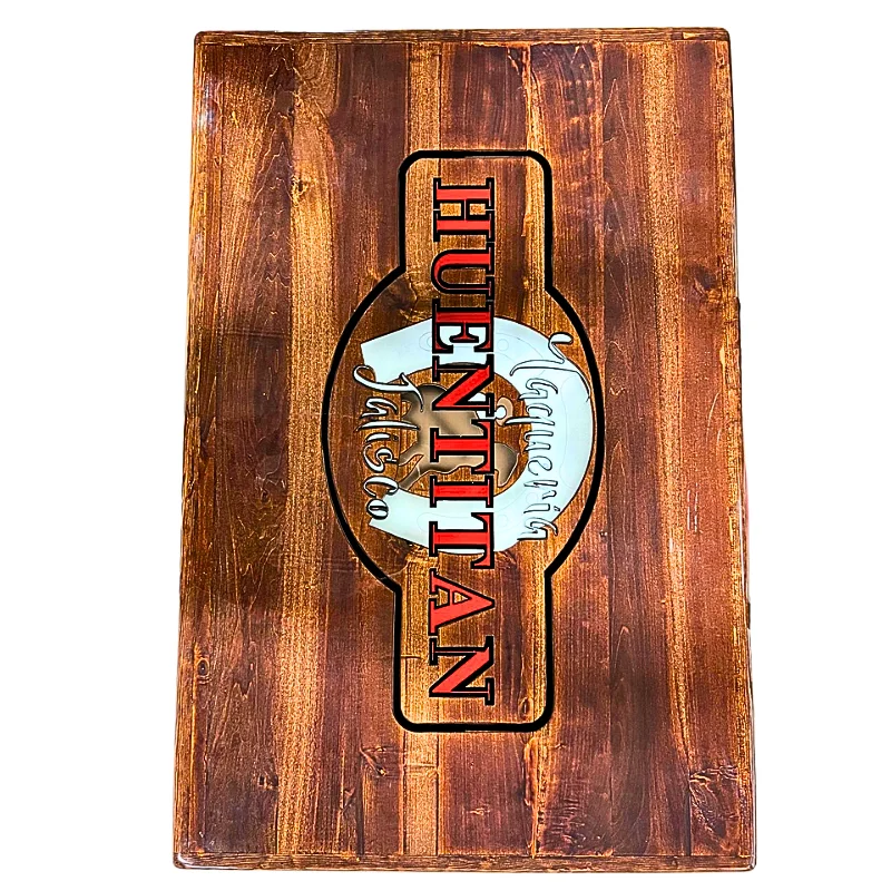 Faelo imports - Tapa Rustica con Logo - Huentitan