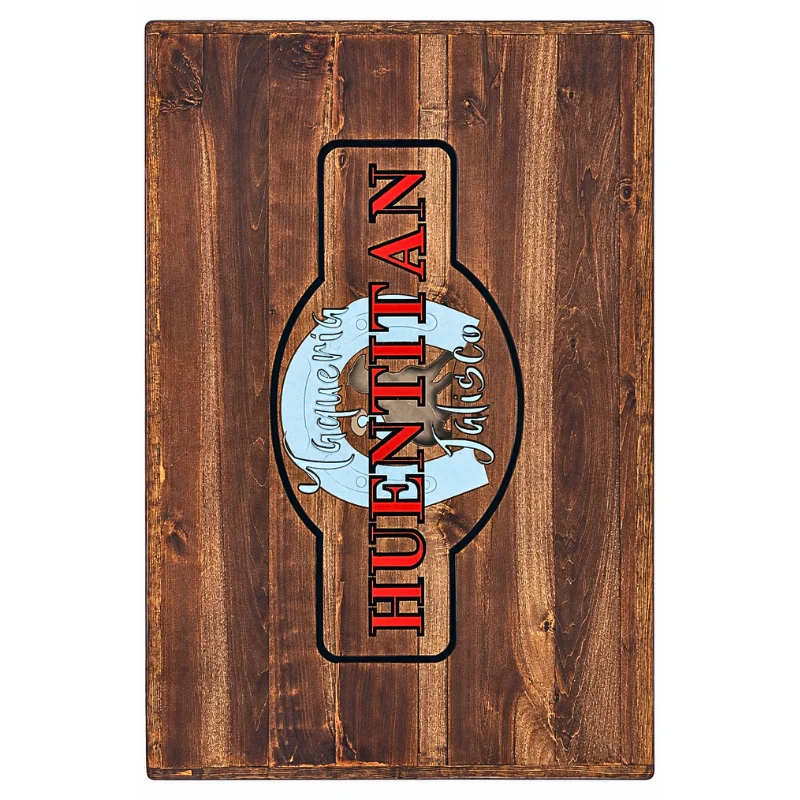 Faelo imports - Tapa Rustica con Logo - Huentitan