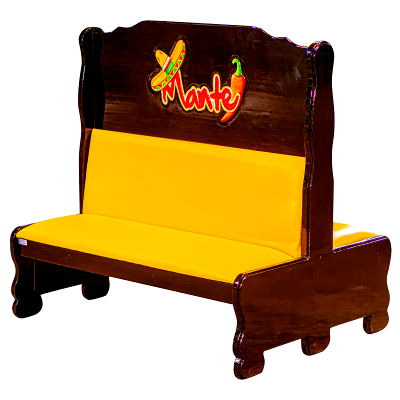 Faelo imports - Booths Rusticos Con Logo - Mante